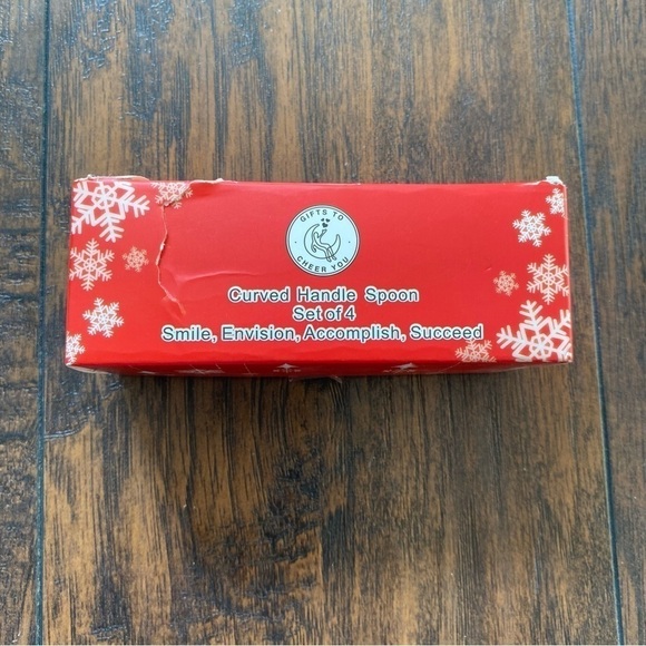 Inspirational Curved Handle Spoons, Set of 4 - Picture 2 of 5